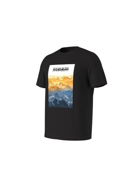 Napapijri Herren Schwarzes T-Shirt Napapijri S-Rollin