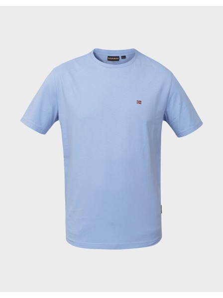 Napapijri Herren Hellblaues T-Shirt Napapijri Salis SS Sum I00 Blue Flower