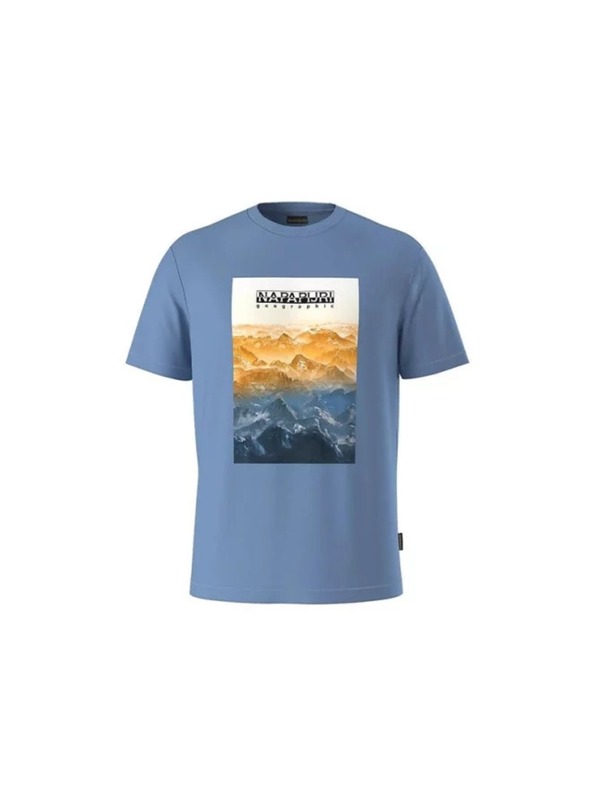 Napapijri Herren Blaues T-Shirt Napapijri S-Rollin