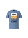 Napapijri Herren Blaues T-Shirt Napapijri S-Rollin