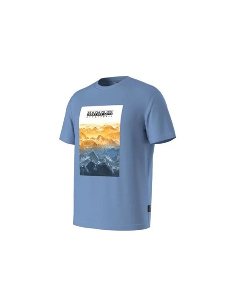 Napapijri Herren Blaues T-Shirt Napapijri S-Rollin