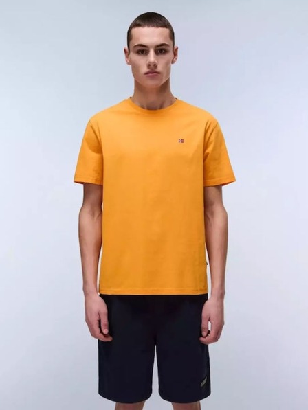 Napapijri Herren Orange T-Shirt Salis Napapijri