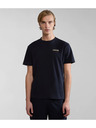 Napapijri Schwarzes Herren-T-Shirt s-iaato Napapijri