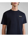 Napapijri Schwarzes Herren-T-Shirt s-iaato Napapijri