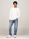 Tommy Jeans Weißes Herren-T-Shirt mit Waffelmuster Tommy Jeans