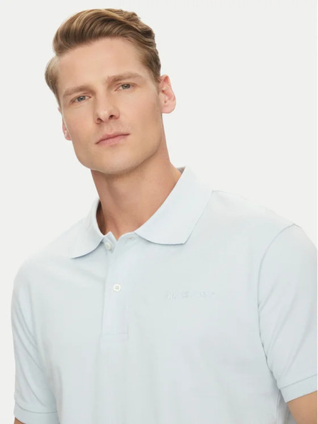 Guess Jeans Hellblaues Herren-Poloshirt kcjv1 Guess Jeans