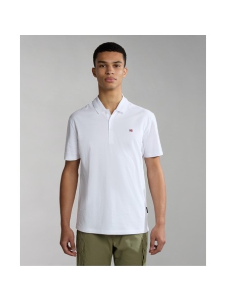 Napapijri Weißes Herren-Poloshirt 0021 Napapijri