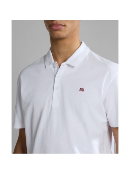 Napapijri Weißes Herren-Poloshirt 0021 Napapijri