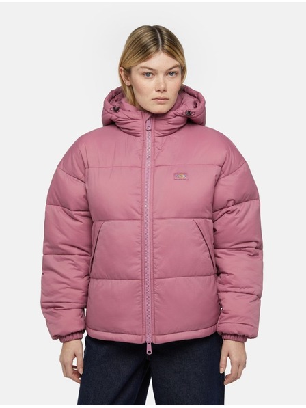 Dickies Damen-Jacke Dickies Alatna Oversized Puffer Jacket Rosa