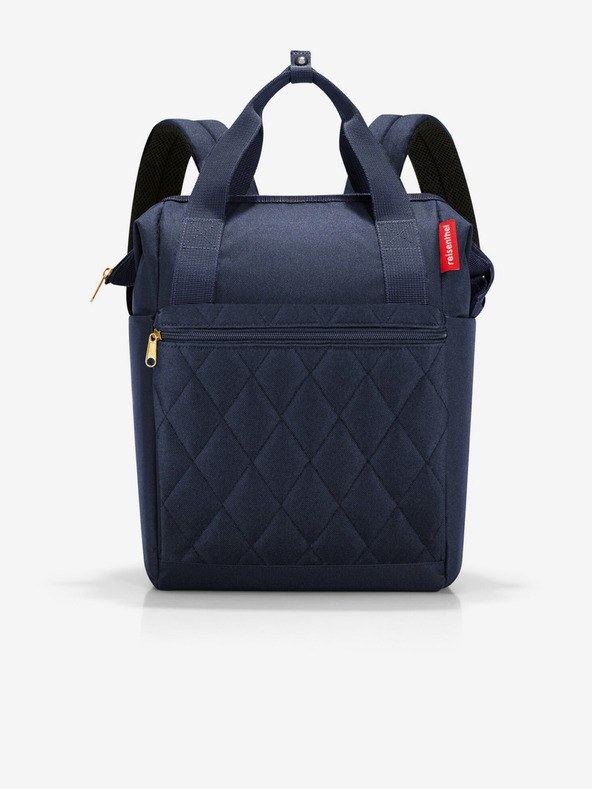Reisenthel Dunkelblauer Damen-Rucksack Reisenthel Allrounder R Rhombus Midnight Gold