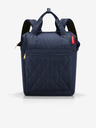 Reisenthel Dunkelblauer Damen-Rucksack Reisenthel Allrounder R Rhombus Midnight Gold