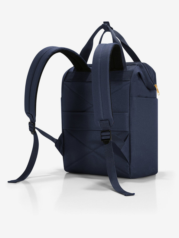 Reisenthel Dunkelblauer Damen-Rucksack Reisenthel Allrounder R Rhombus Midnight Gold