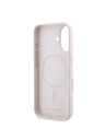 Karl Lagerfeld Karl Lagerfeld Liquid Silikon Karl und Choupette MagSafe Rückseite für iPhone 16 Rosa