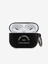 Karl Lagerfeld Rue St Guillaume Silikon Hülle für Airpods Pro Schwarz Karl Lagerfeld