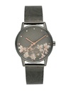 Nine West	 Damen Silberuhr Nine West NW/2429FLGY