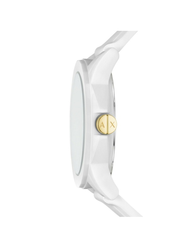 Armani Exchange Armani Exchange Damen Geschenkset Damenuhr Lady Banks und Gepäckband AX7126