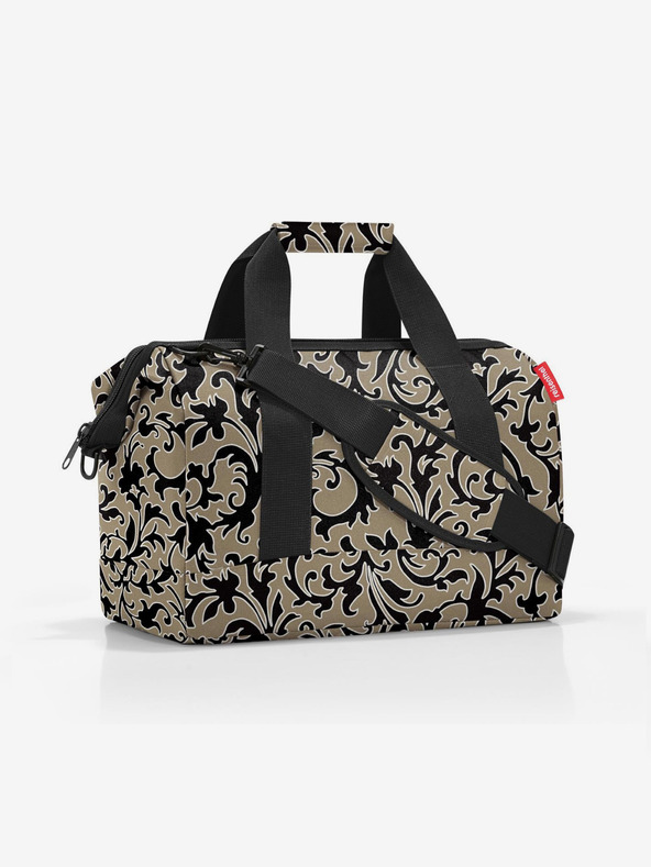 Reisenthel Khaki gemusterte Reisetasche Reisenthel Allrounder M Baroque Marble