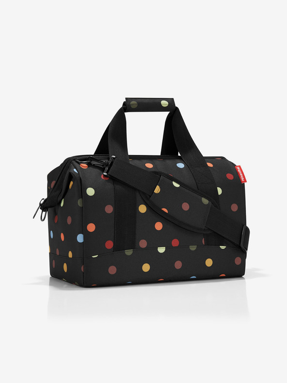 Reisenthel Schwarze gepunktete Reisetasche Reisenthel Allrounder M Dots