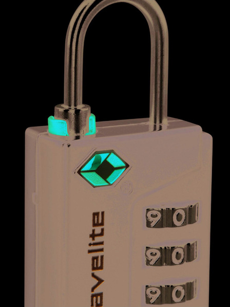 Travelite Schwarzer TSA-Zahlenschloss Travelite
