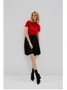 Moodo Damen Bluse mit Spitze