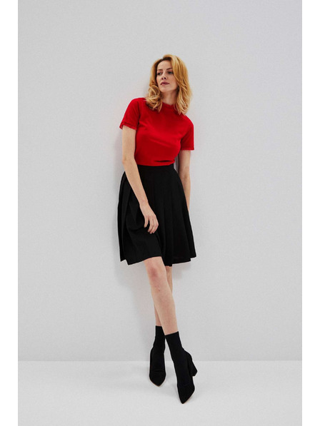 Moodo Damen Bluse mit Spitze