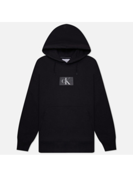 Calvin Klein Damen schwarze Sweatjacke Calvin Klein Hooded Collar