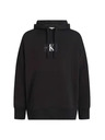 Calvin Klein Damen schwarze Sweatjacke Calvin Klein Hooded Collar