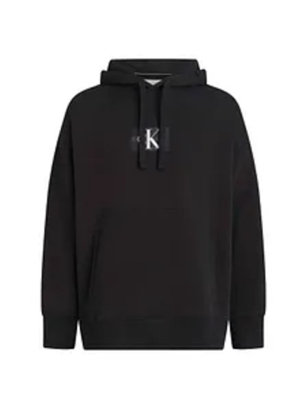 Calvin Klein Damen schwarze Sweatjacke Calvin Klein Hooded Collar