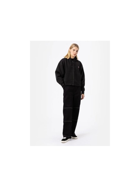 Dickies Damen schwarze Sweatjacke Dickies Oakport Zip Hoodie