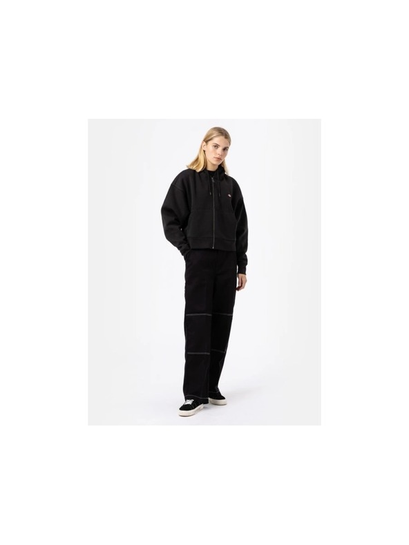 Dickies Damen schwarze Sweatjacke Dickies Oakport Zip Hoodie