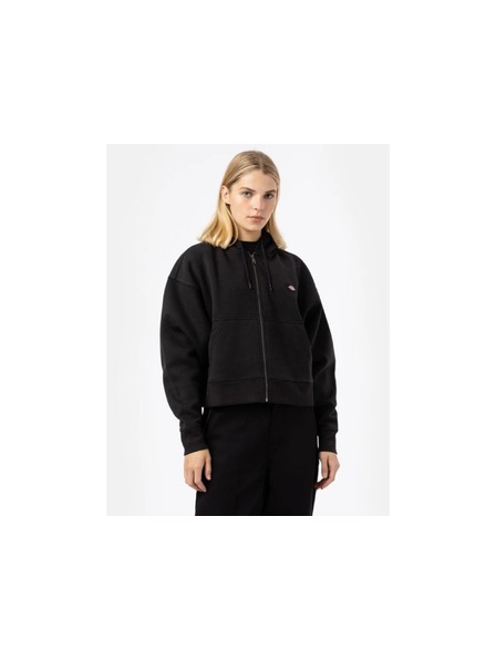 Dickies Damen schwarze Sweatjacke Dickies Oakport Zip Hoodie