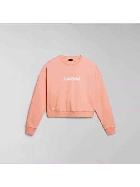 Napapijri Damen rosa Sweatjacke mit Aufdruck Napapijri B-Box W C S P1I Pink Salmon
