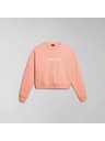 Napapijri Damen rosa Sweatjacke mit Aufdruck Napapijri B-Box W C S P1I Pink Salmon