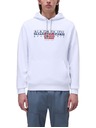 Napapijri Herren weiße Sweatjacke b-aylmer Napapijri