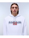 Napapijri Herren weiße Sweatjacke b-aylmer Napapijri