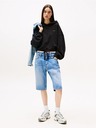Tommy Jeans Damen schwarze Crop-Sweatjacke 20314 Tommy Jeans