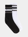 Dickies Schwarz-weiße Unisex-Socken Dickies Genola Black 2-Pack