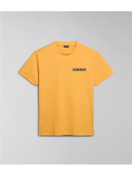 Napapijri Damen gelbes T-Shirt mit Aufdruck Napapijri S-Kotcho Y1J Yellow Kumquat