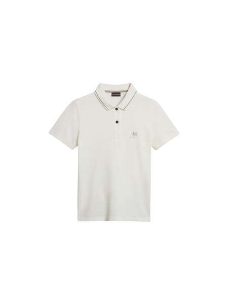 Napapijri Damen weiße Poloshirt Napapijri E-Nina N1A White Whisper