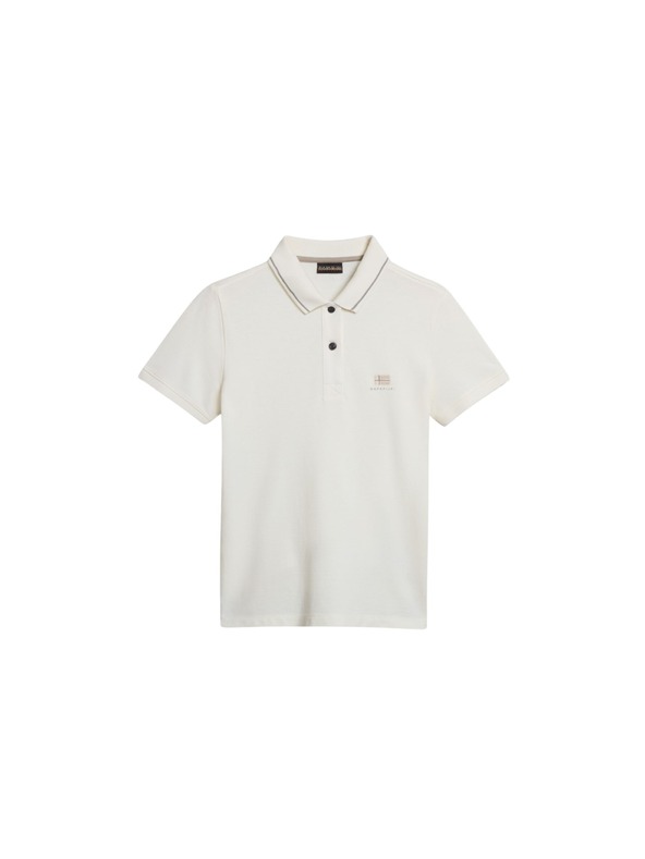 Napapijri Damen weiße Poloshirt Napapijri E-Nina N1A White Whisper