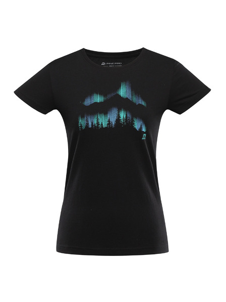 ALPINE PRO Damen T-Shirt aus Bio-Baumwolle ALPINE PRO EKKA black Variante pc