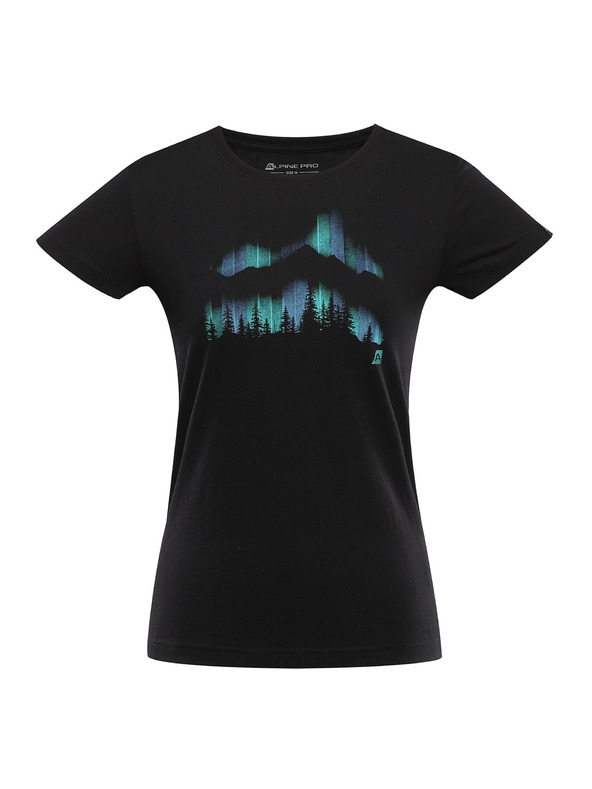 ALPINE PRO Damen T-Shirt aus Bio-Baumwolle ALPINE PRO EKKA black Variante pc