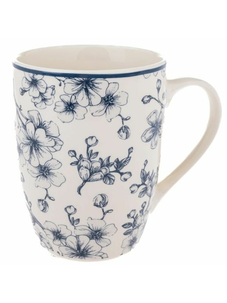 Casa de Engel Keramiktasse 300ml - blaue Blumen, 6/36