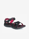 Loap Rosa-schwarze Mädchen-Sandalen Loap Simma