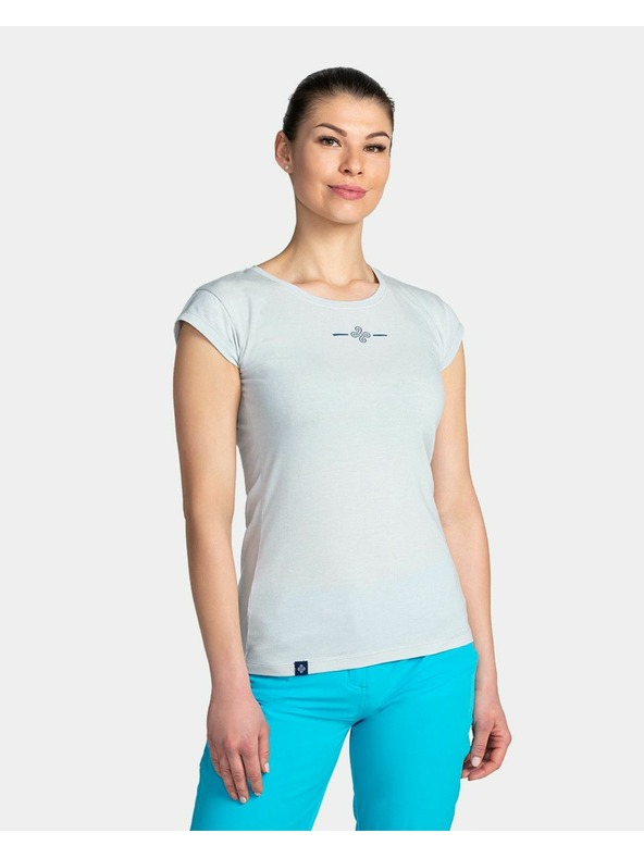 Kilpi Hellgraues Damen Baumwoll T-Shirt Kilpi Los