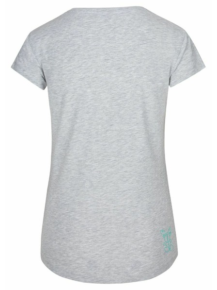Kilpi Hellgraues Damen Baumwoll T-Shirt Kilpi Albion