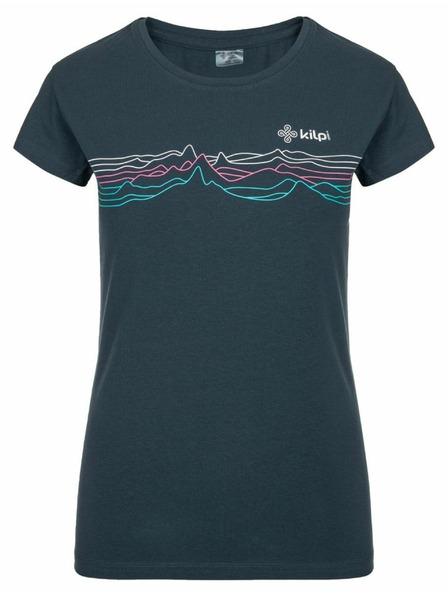 Kilpi Dunkelblau Damen Baumwoll T-Shirt Kilpi Toffees