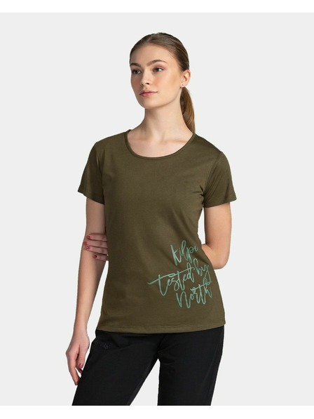 Kilpi Dunkelgrünes Damen Sport T-Shirt Kilpi Garove