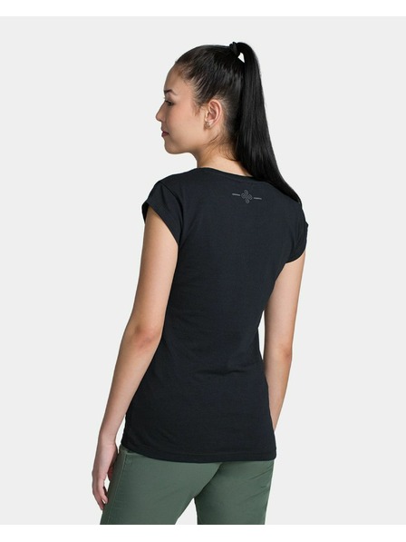 Kilpi Schwarzes Damen Baumwoll T-Shirt Kilpi Los