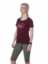 Kilpi Weinrotes Damen T-Shirt mit Aufdruck Kilpi Garove